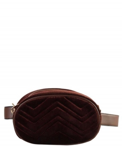 Fashion Fanny Pack Waist Belt Bag RB-7238 COFFEE